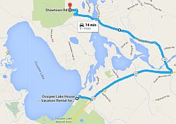 map to Freedom Town Forest Red Kiosk